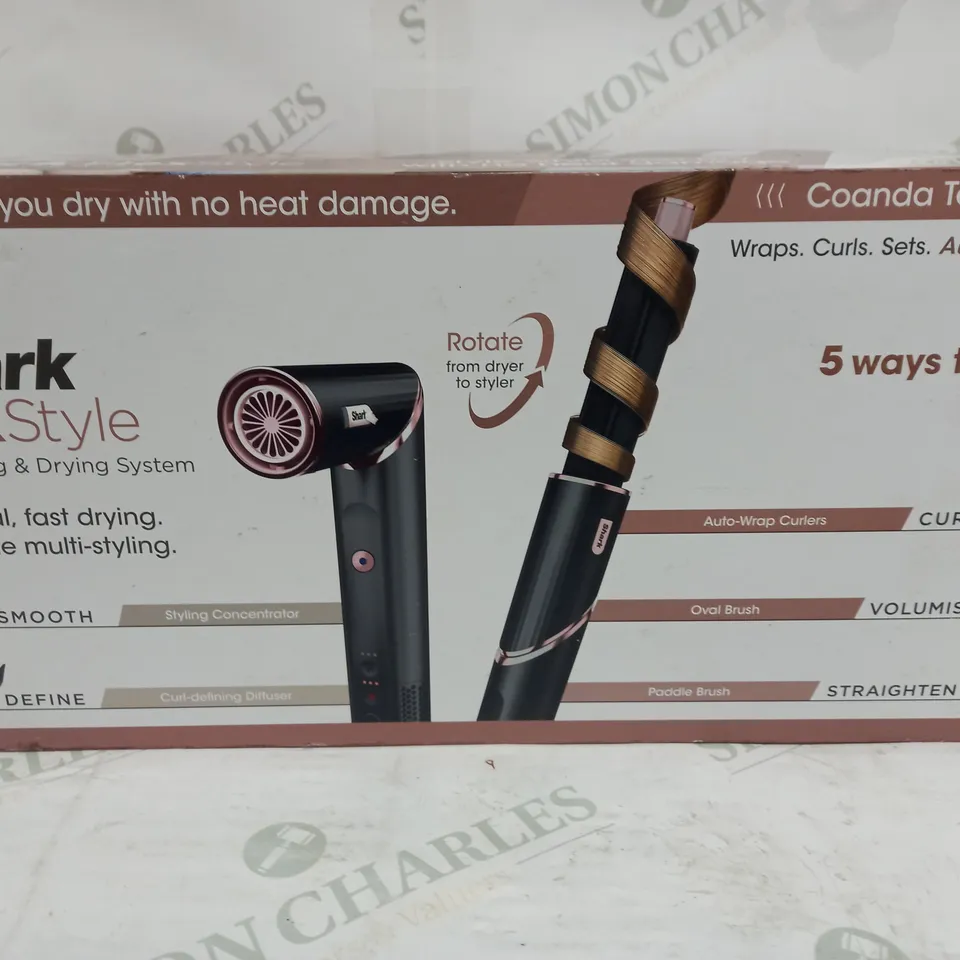BOXED SHARK FLEXSTYLE HAIR STYLER AND DRYER 