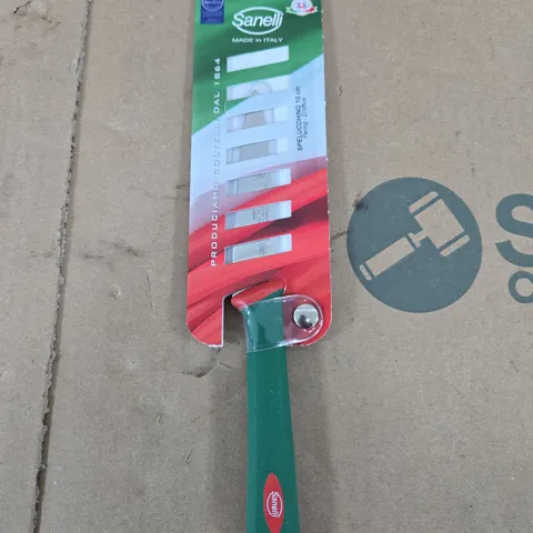 SANELLI SPELUCCHINO 10 CM PARING KNIFE – MADE IN ITALY, GREEN HANDLE