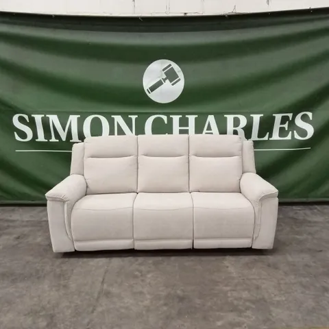 MIRO 3 SEATER MANUAL FABRIC RECLINER SOFA