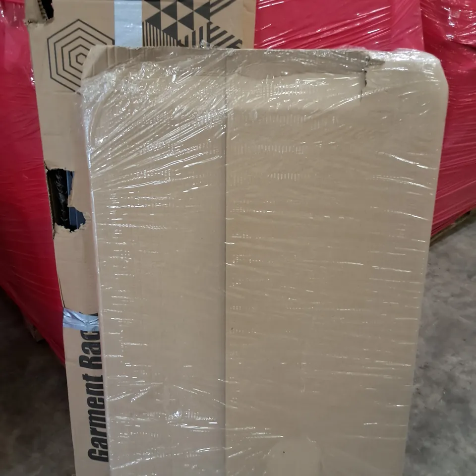 PALLET OF ASSORTED HOUSEHOLD ITEMS TO INCLUDE 3X6M PARTY TENT, DEHUMIDIFIER AND GARMENT RACK