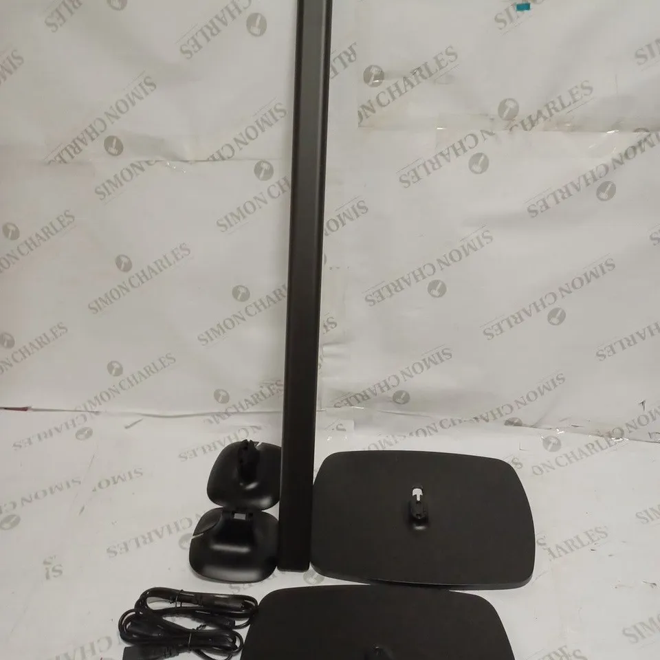 FLEXSON ONE/ONE SL/PLAY:1 FIXED HEIGHT 2 PACK FLOOR STAND IN BLACK