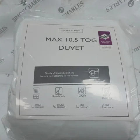MODERN BEDROOM MAX 10.5 TOG DUVET DOUBLE