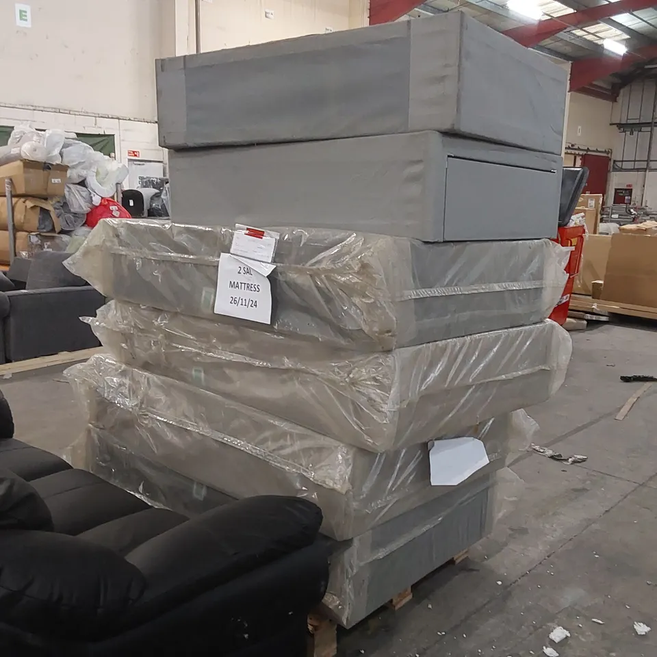 PALLET OF ASSORTED DIVAN BED BASES 