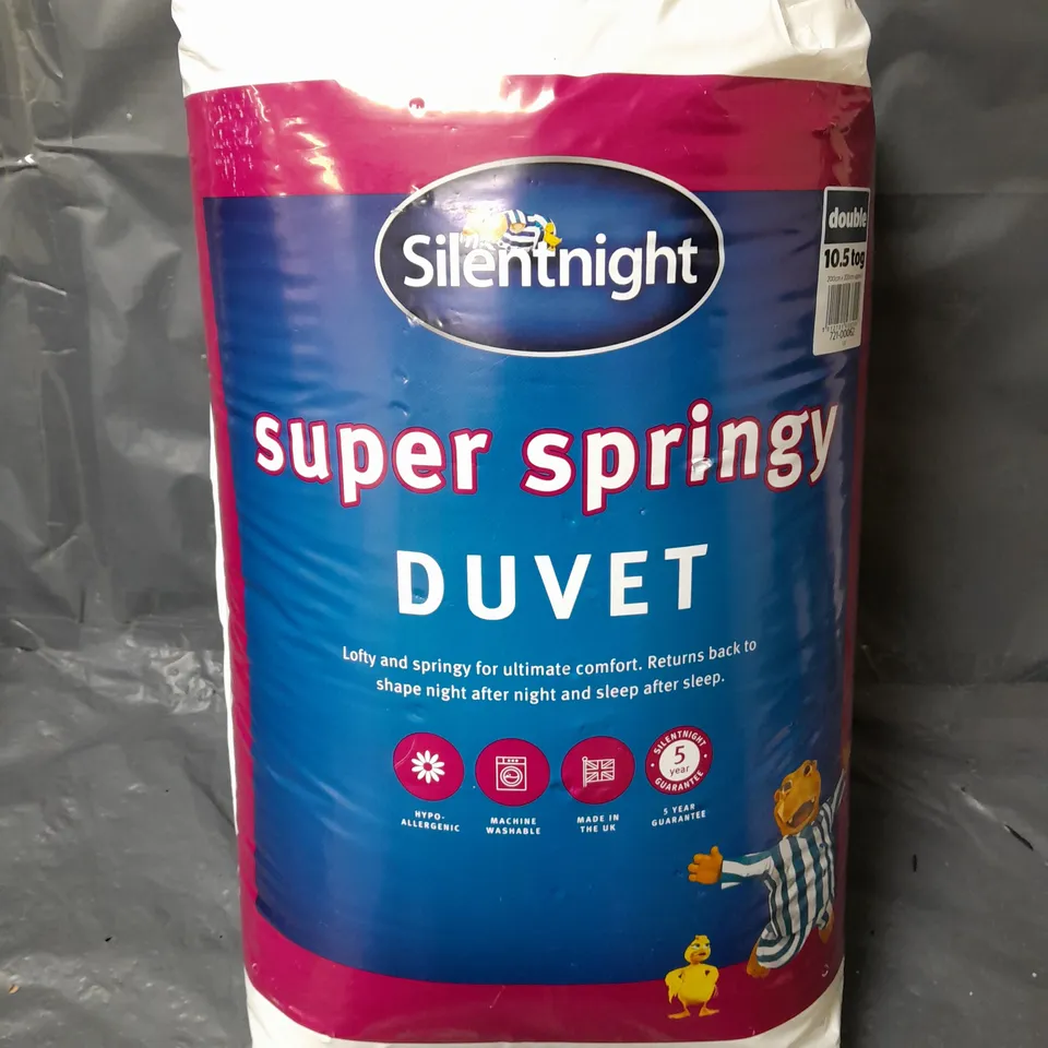 SILENT NIGHT DOUBLE 10.5 TOG SUPER SPRINGY DUVET