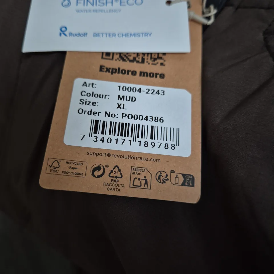 REVOLUTIONRACE TROUSERS IN MUD - XL