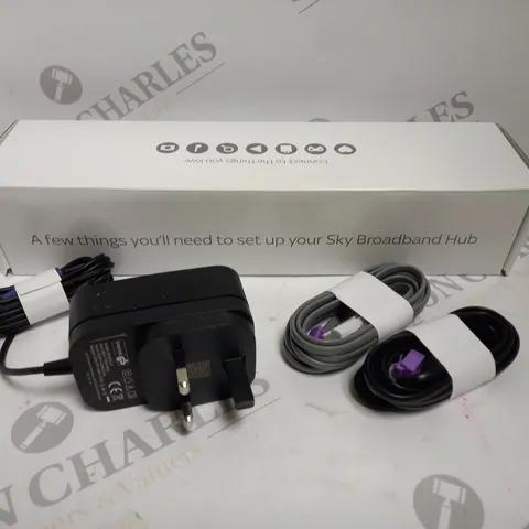BOXED SKY BROADBAND POWER SUPPLY & CABLES KIT