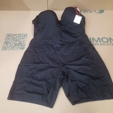 BOX CONTAINING APPROXIMATELY 9 BRAND NEW MAGISCULPT BLACK BODYSUITS - SIZE 40D