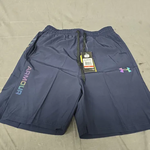 UNDER ARMOUR MEN'S SHORTS β NAVY, LG/G (LARGE)