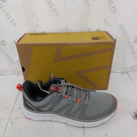 BOXED PAIR OF KARRIMOR DUMA 6 LD00 GREY/CORAL SIZE 9