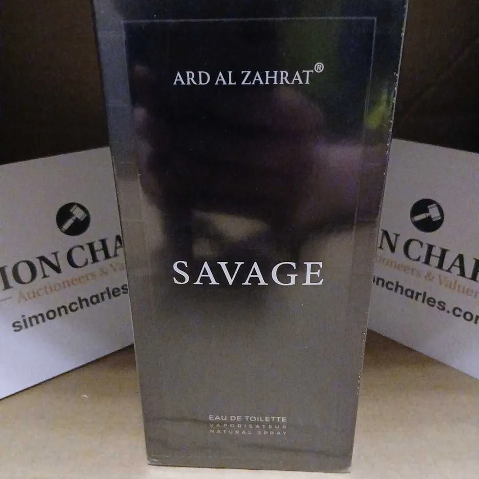 BOXED AND SEALED ARD AL ZAHRAT SAVAGE EAU DE TOILETTE 100ML