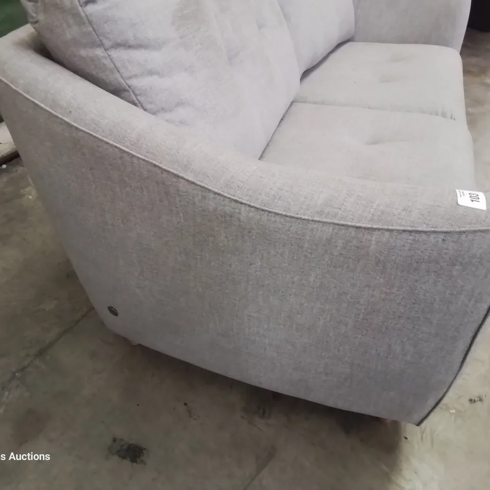QUALITY BRITISH DESIGNER & MANUFACTURED G PLAN NANCY TWO SEATER SOFA FIZZLE SODA FABRIC 