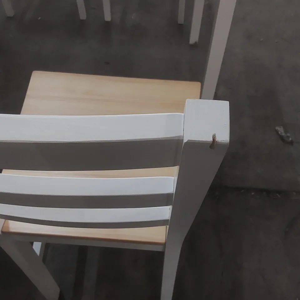 ODOM 4 - PERSON DINING SET TABLE TOP COLOUR: NATURAL