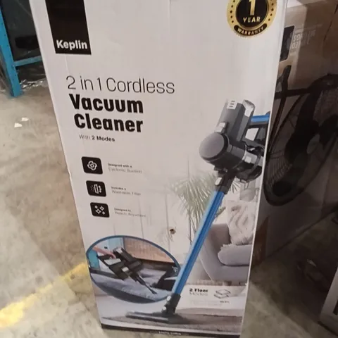 BOXED KEPLIN HOME 2 IN 1 CORDLESS VACUUM CLEANER