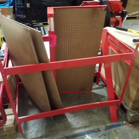 CLARKE CWB-R1B WORKBENCH WITH PEGBOARD BACK PANEL