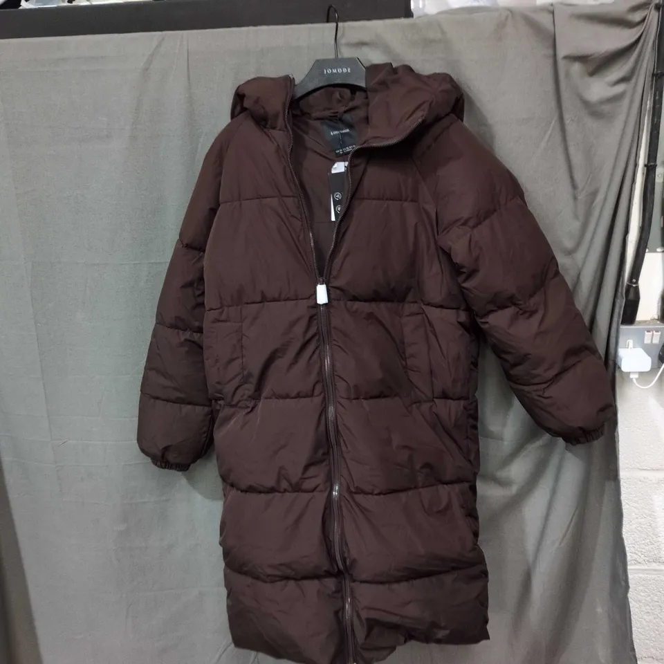 STRADIVARIUS PADDED JACKET – BROWN, HOODED, WOMEN’S