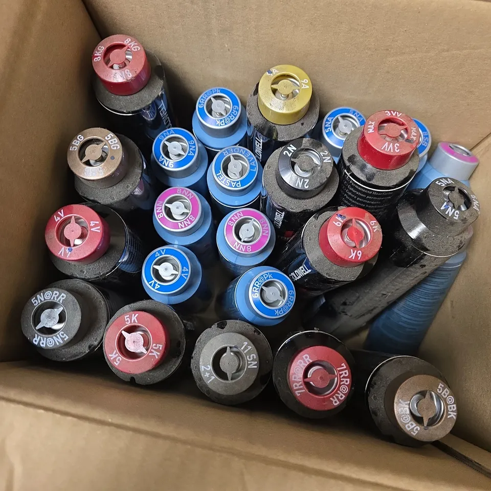 APPROXIMATELY 24 ASSORTED GOLDWELL COLOUR HAIRSPRAYS TO INCLUDE BLONDES, REDS, SILVERS, ETC - COLLECTION ONLY