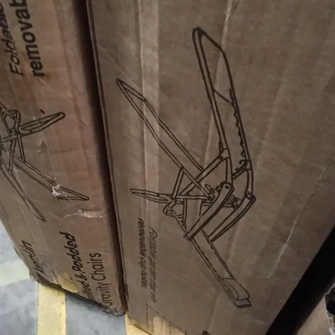 BOXED BOXED KEPLIN GRAVITY CHAIRS PACK OF 2 LILAC