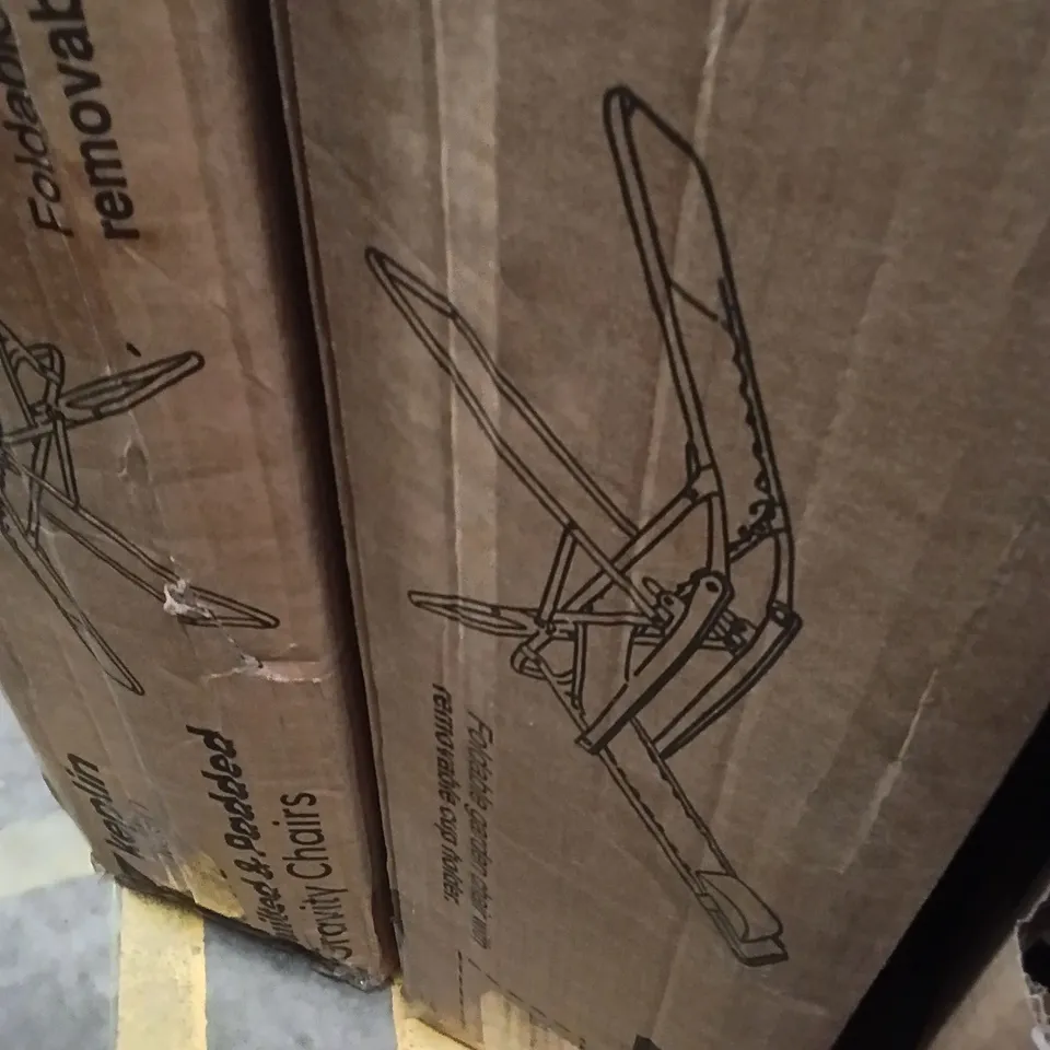 BOXED BOXED KEPLIN GRAVITY CHAIRS PACK OF 2 LILAC