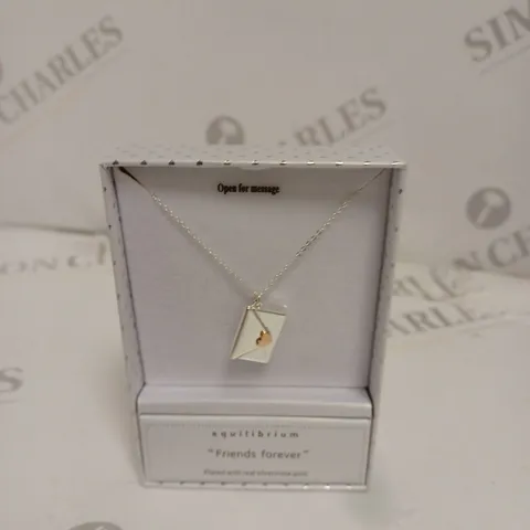 EQUILIBRIUM SENTIMENTS 'FRIENDS FOREVER' NECKLACE