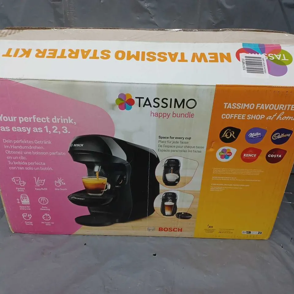 BOXED TASSIMO HAPPY POD COFFEE MACHINE RRP £127