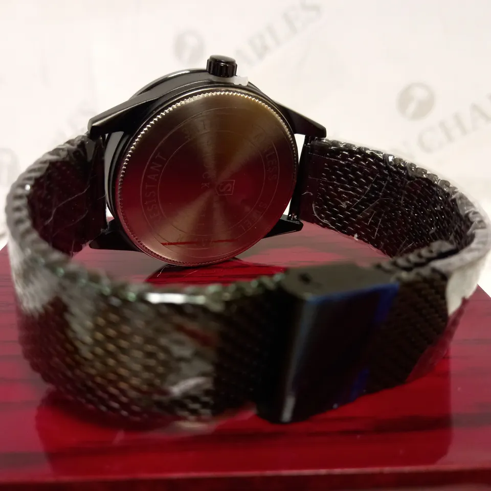 STOCKWELL DATE DIAL MESH STRAP WRISTWATCH RRP £650