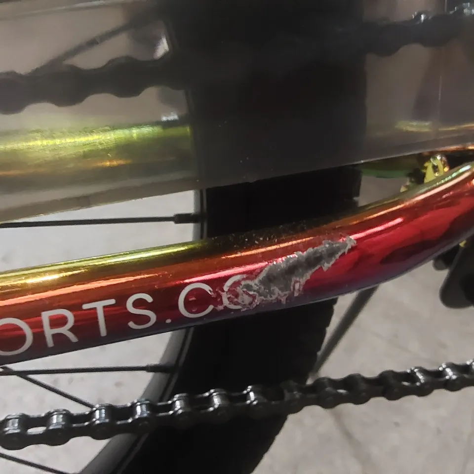 ZINC 20 INCH BMX BIKE NEOCHROME - COLLECTION ONLY