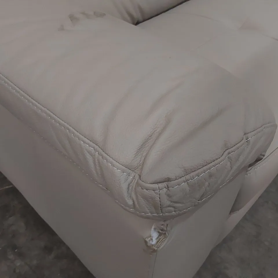 QUALITY DESIGNER BRADY ITALIAN LEATHER 3 SEATER SOFA