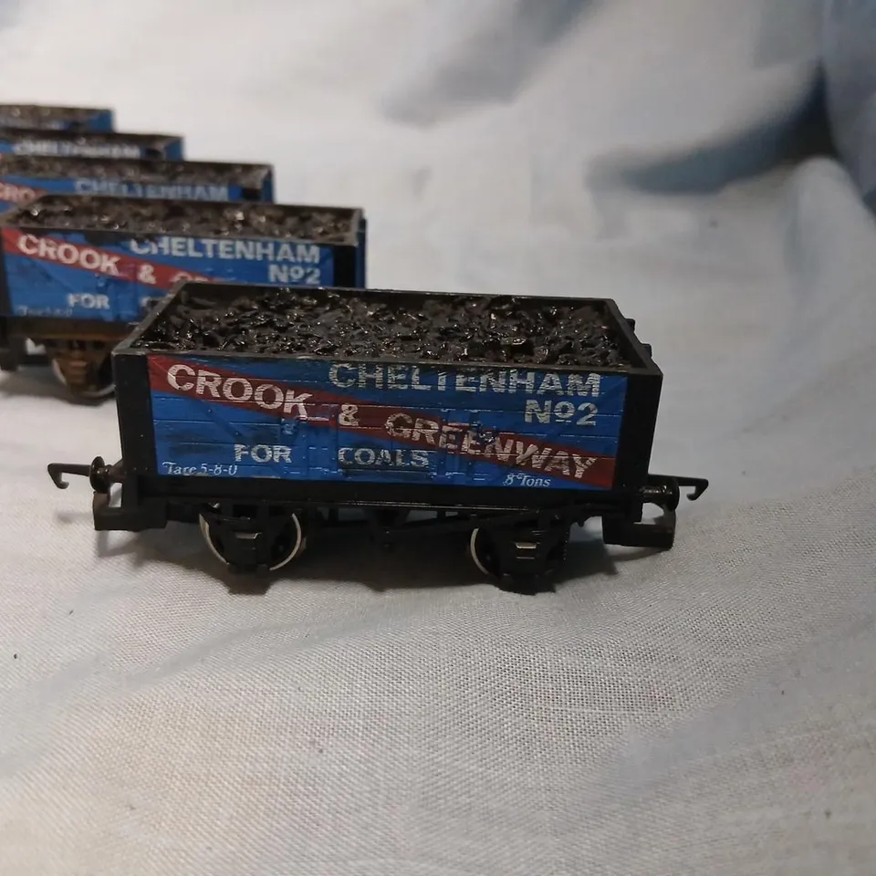 CROOK & GREENWAY MODEL RAILWAY COAL WAGONS – FOR COALS, CHELTENHAM N°2 (SET OF 5)