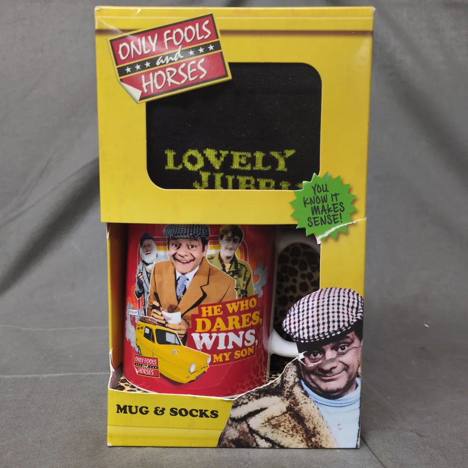 ONLY FOOLS AND HORSES MUG & SOCKS GIFT SET