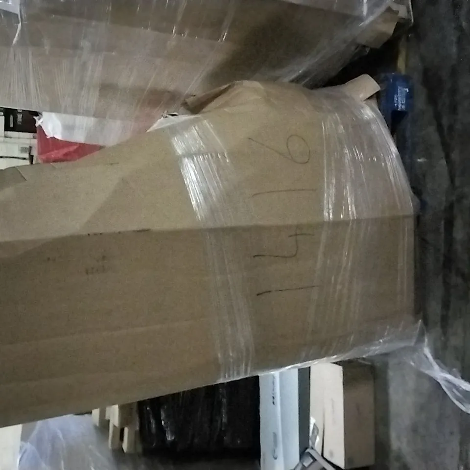 PALLET OF ASSORTED ITEMS INCLUDING TOSHIBA 43" LED BACK-LIGHT TV, SAFETY 1ST U-PRESSURE FIT FLAT SLEEP, SLIENTNIGHT LUXURY COLLECTION DUVET, SPIIN DOUBLE KNITTING YARN
