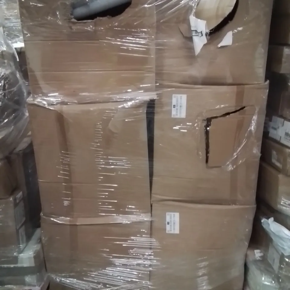 PALLET OF ASSORTED HOUSEHOLD GOODS AND PRODUCTS TO INCLUDE;CEILING LAMP,WOMEN'S LEGGINGS,RETRACTABLE SAFETY GATE 