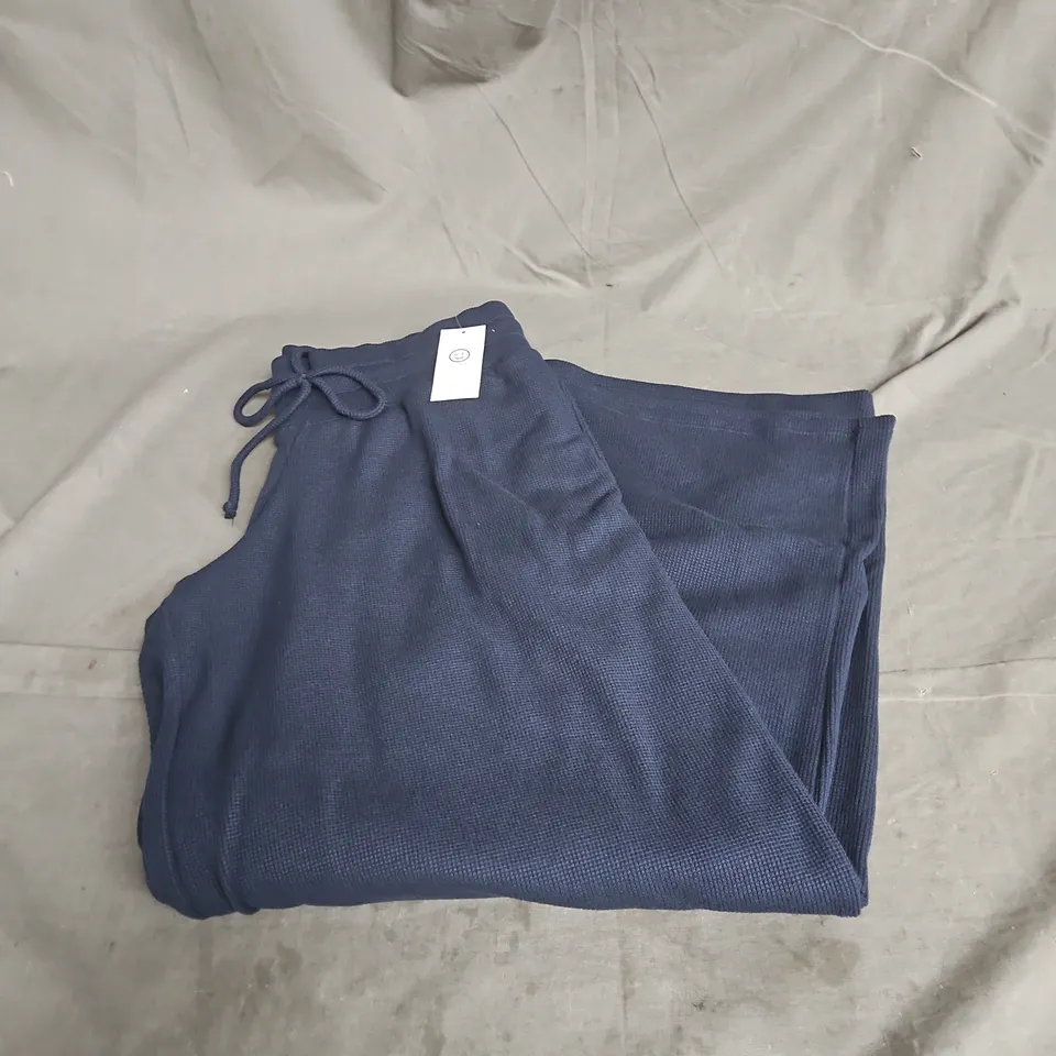 GILLY HICKS WIDE LEG LOUNGE PANTS IN NAVY SIZE M