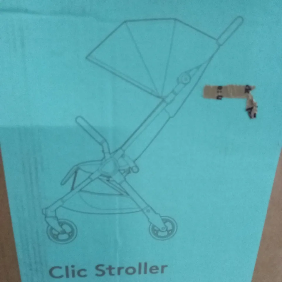 BOXED SILVER CROSS CLIC STROLLER - COBBLE 