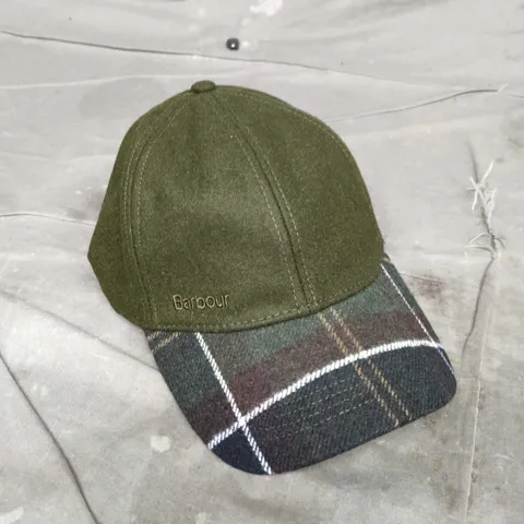 BARBOUR ROKER CAP IN GREEN - ONE SIZE