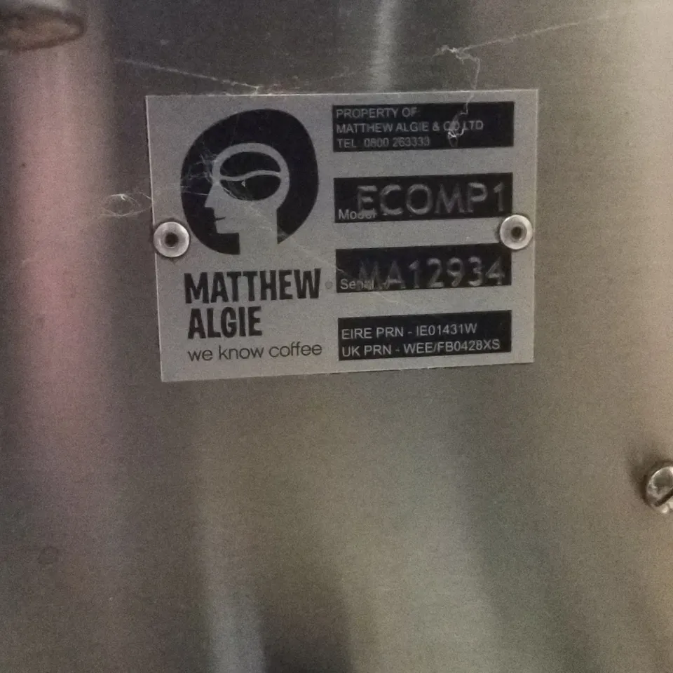 ELEKTRA ECOMP1 COMMERCIAL BARISTA COFFEE MACHINE 