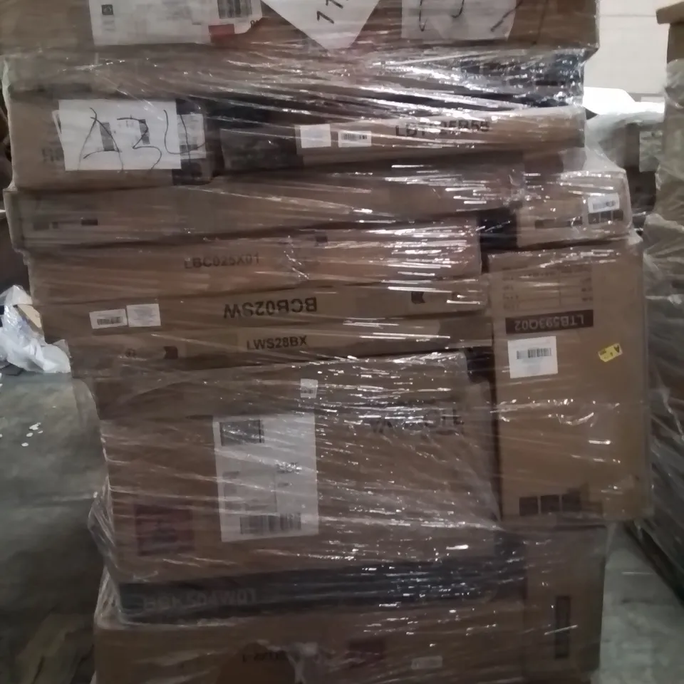 PALLET OF ASSORTED HOUSEHOLD GOODS AND PRODUCTS TO INCLUDE;JEWELLERY BOX,STORAGE CUBE,CAT TREE