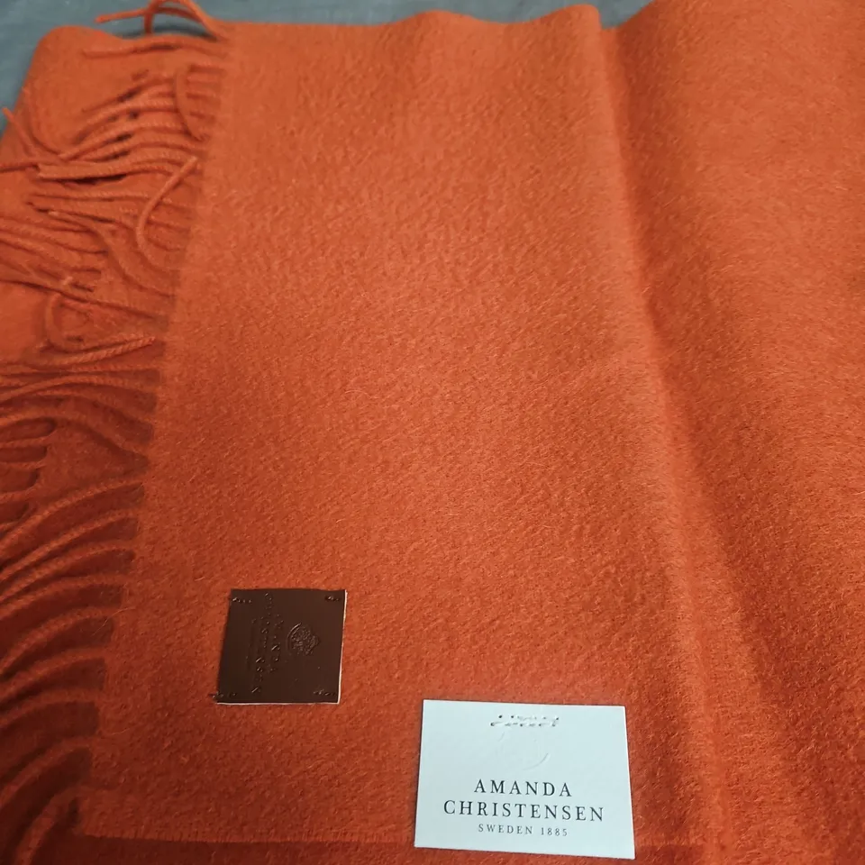 AMANDA CHRISTENSEN ORANGE SCARF – SWEDEN 1885