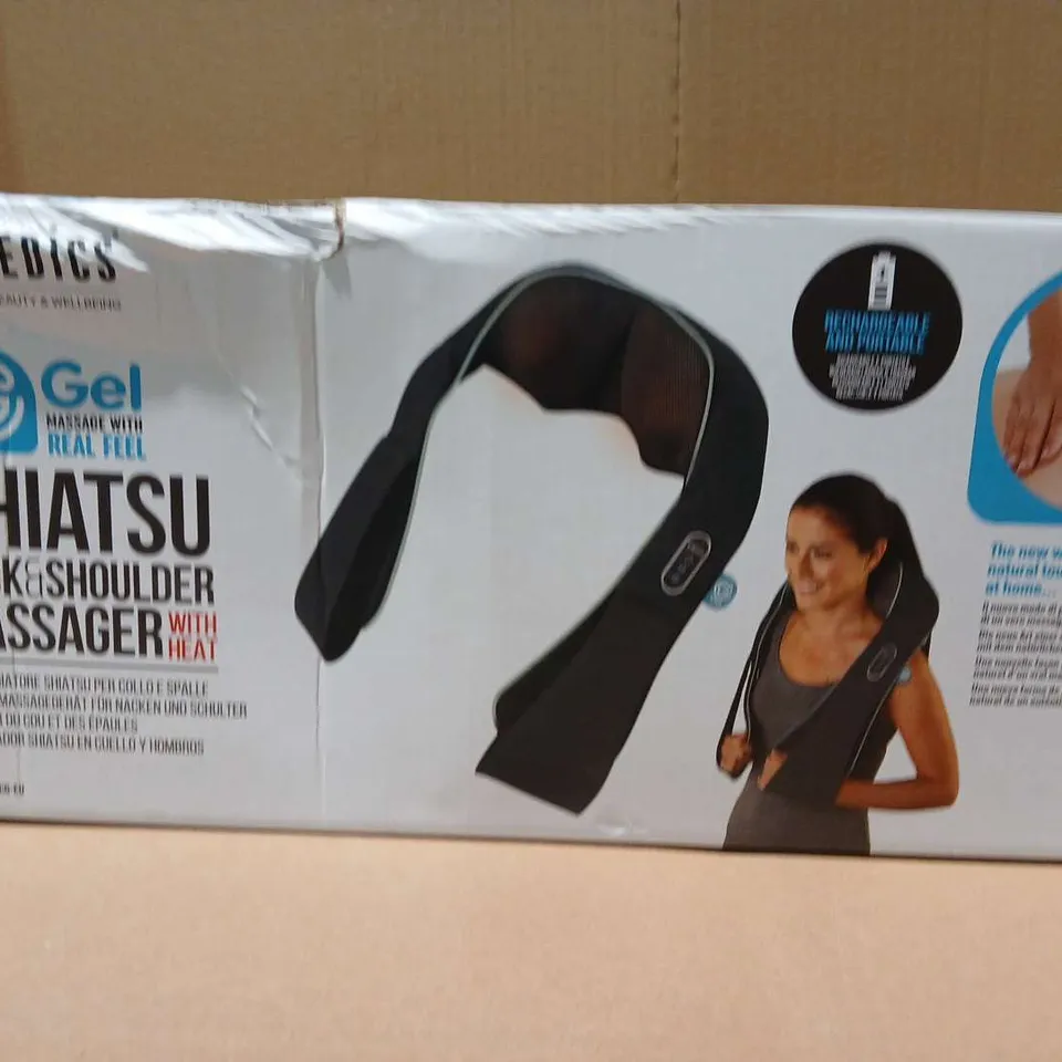 BOXED HOMEDICS SHIATSU NECK AND SHOULDER MASSAGER NMS-700RCG-EU