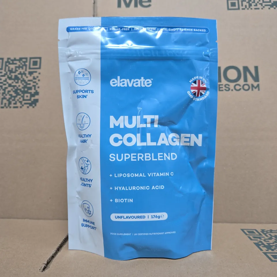 ELAVATE MULTI COLLAGEN SUPERBLEND – UNFLAVOURED, 176G