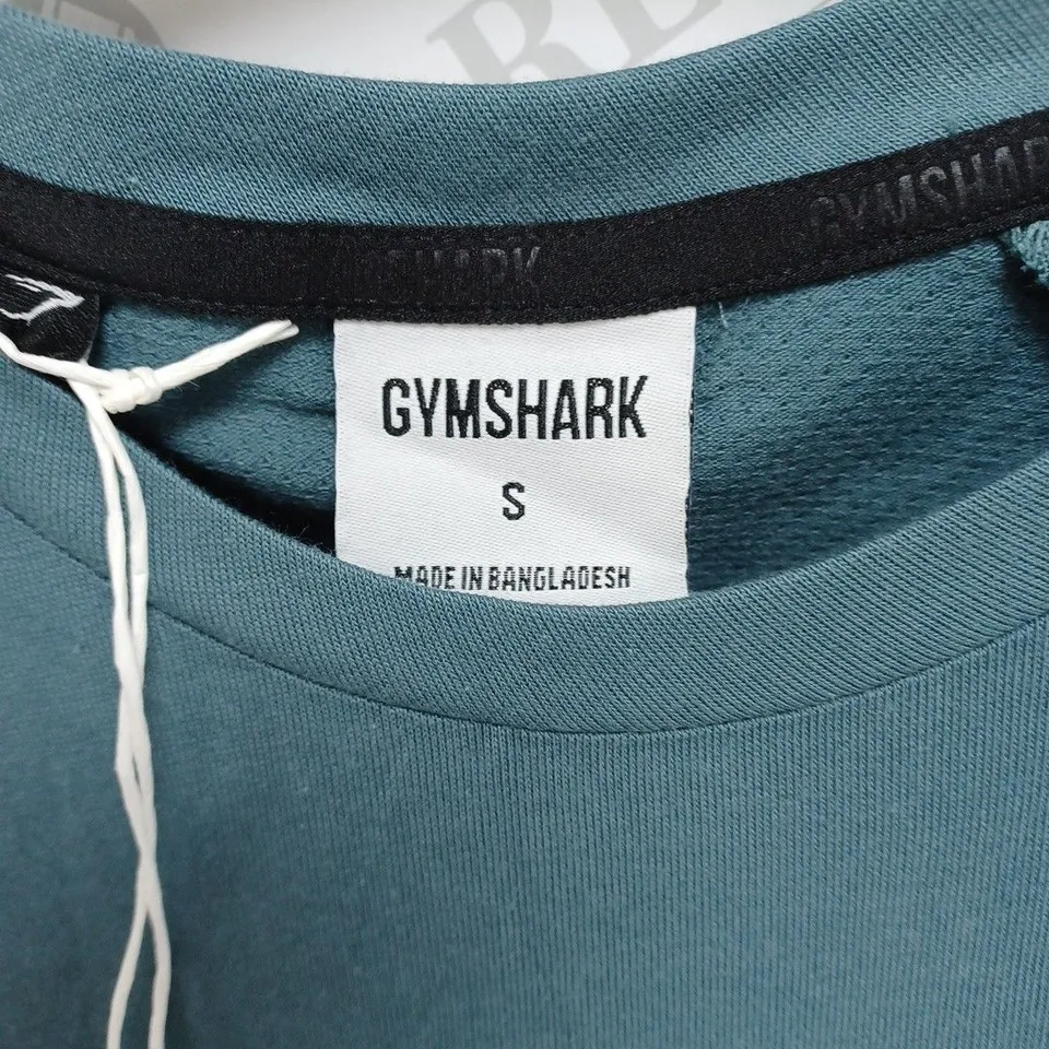 GYMSHARK LOGO GREY T-SHIRT- SMALL