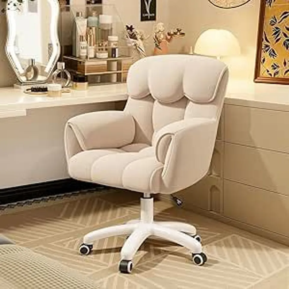 BOXED ERGONOMIC OFFICE CHAIR - BEIGE
