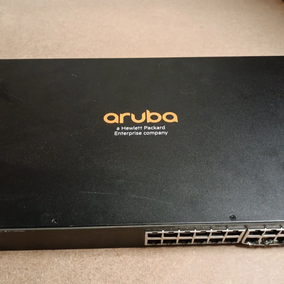 ARUBA J9776A NETWORK SWITCH – 24-PORT RJ45, 1U RACKMOUNT