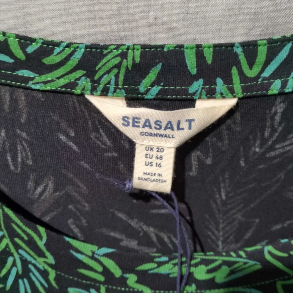 SEASALT VERONICA DRESS – FOREST FLOOR FERN PRINT, UK 20