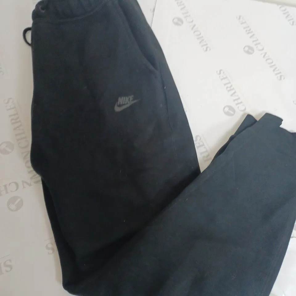 NIKW TECH BLACK TRACKSUIT PANTS - SIZE MEDIUM