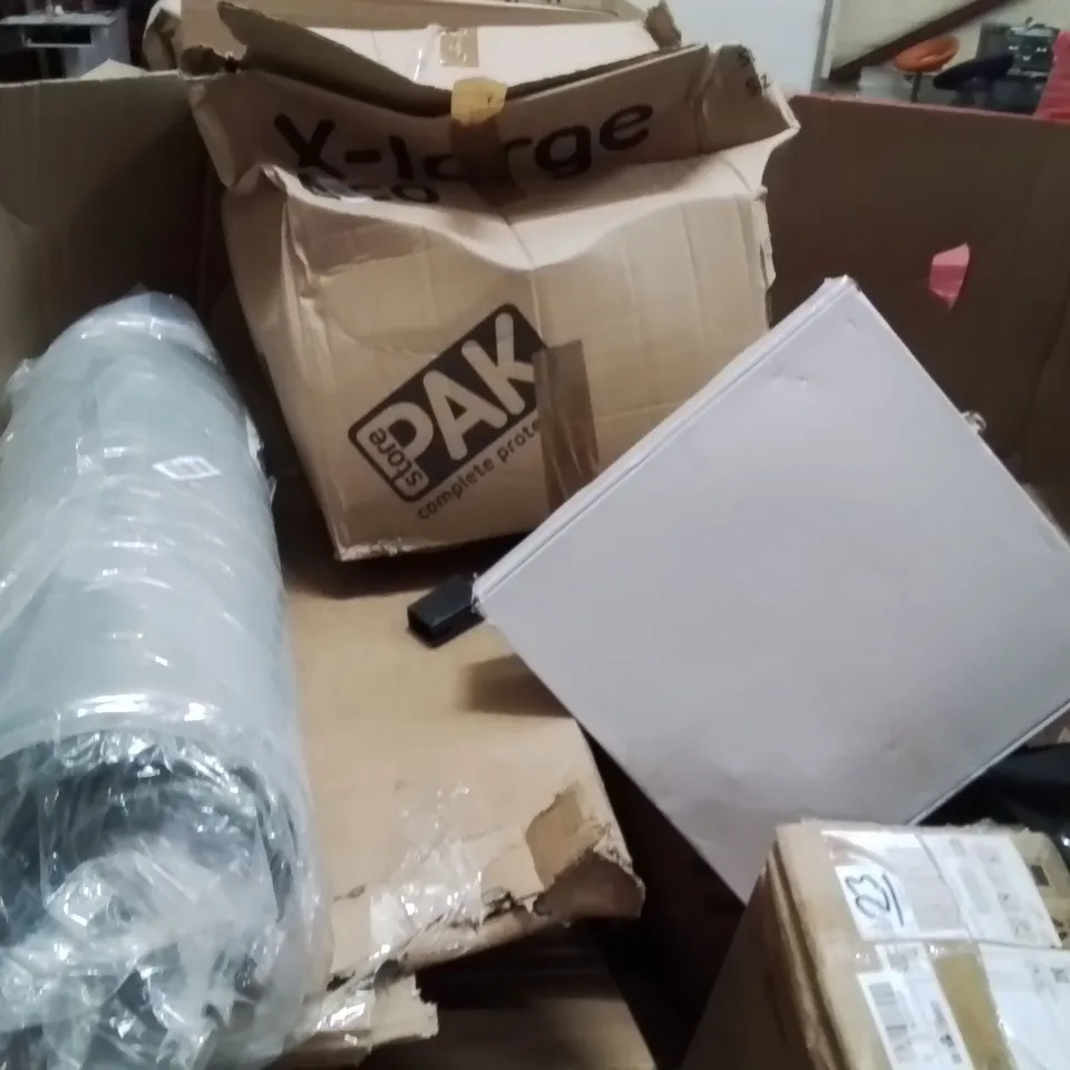 PALLET OF ASSORTED HOUSEHOLD GOODS AND PRODUCTS TO INCLUDE;HAND BAG,TOILET SEAT,PLAYPEN