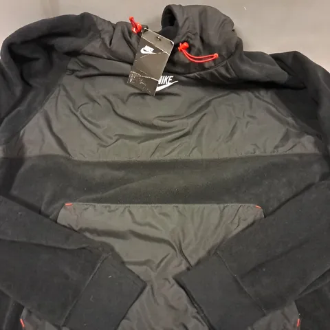 NIKE LONG SLEEVE HOODED JACKET IN BLACK SIZE XL