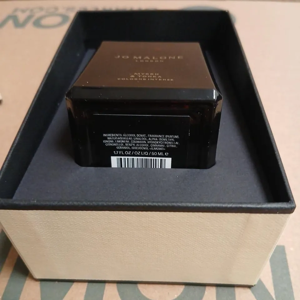 JO MALONE LONDON MYRRH & TONKA COLOGNE INTENSE 50ML – BOXED