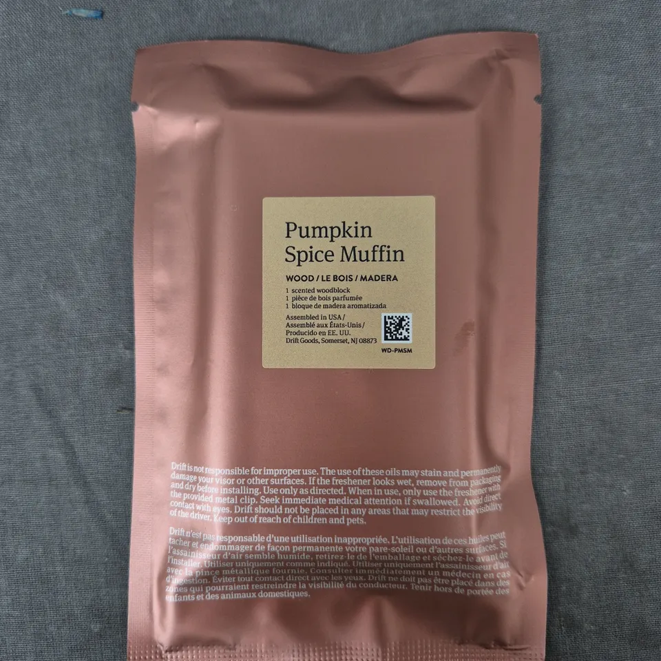 DRIFT PUMPKIN SPICE MUFFIN SCENTED WOODBLOCK