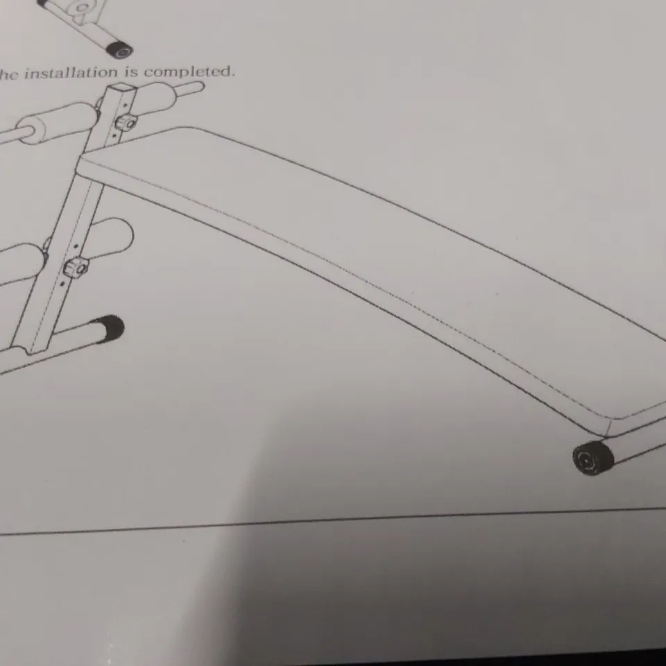 BOXED EXERCISE BENCH (1 BOX)