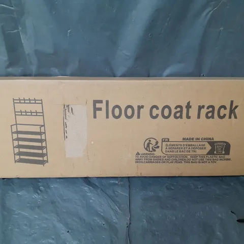 BOXED FLOOR COAT RACK